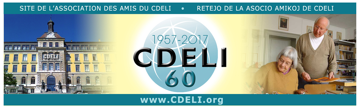 www.cdeli.org - Site de l'Association Amis du CDELI | Retejo de la Asocio Amikoj de CDELI